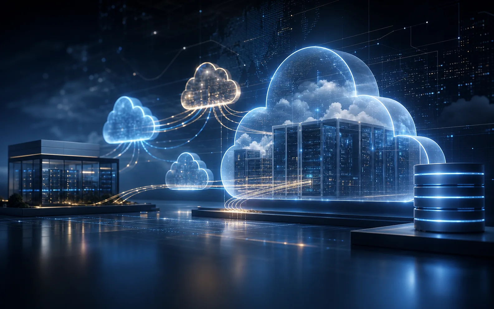 Infrastructure cloud interconnectée pour un article sur le multi-cloud et la réversibilité